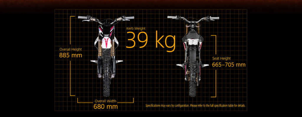 Sur-Ron Hyper Bee rider fit and dimensions