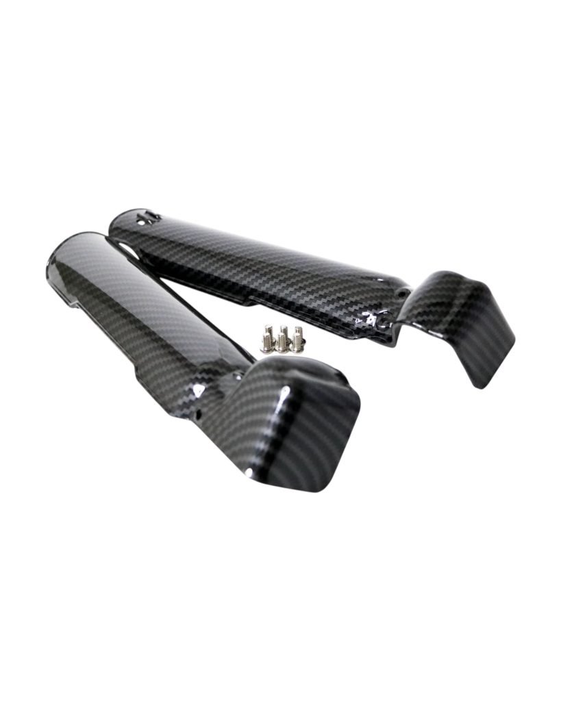 Carbon Style Fork Guards for Sur-Ron Light Bee Models detail