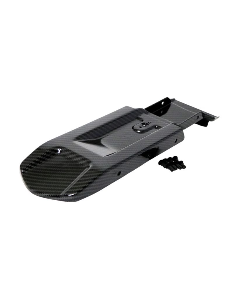 Carbon Style Under Seat Mudguard for Sur-Ron Light Bee Models detail