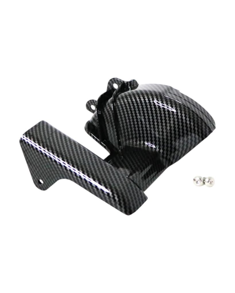 Carbon look Center Shaft Cover & Hardware for Sur-Ron Light Bee detail