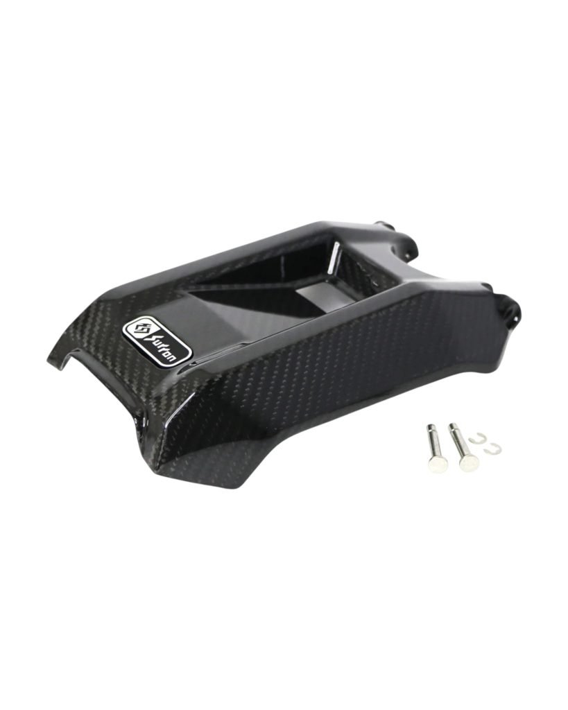 Real Carbon Fibre Battery Cover & Pins for Sur-Ron Light Bee Models detail