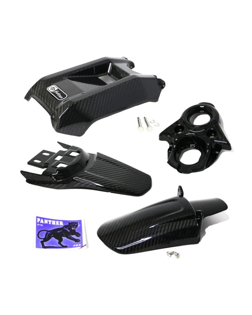 Real Carbon Fibre Accessory Bundle for Sur-Ron Light Bee Models detail